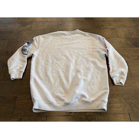 Urban Outfitters White Motocross Phoenix Since 1986 Extreme Hoodie Sweatshirt SM - Picture 3 of 9